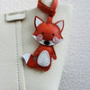 Handmade Leather Hello Kitty Sheep Pendant - Homebound Essentials
