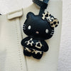 Handmade Leather Hello Kitty Sheep Pendant - Homebound Essentials