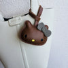 Handmade Leather Hello Kitty Sheep Pendant - Homebound Essentials