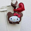 Handmade Leather Hello Kitty Sheep Pendant - Homebound Essentials