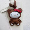 Handmade Leather Hello Kitty Sheep Pendant - Homebound Essentials