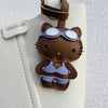 Handmade Leather Hello Kitty Sheep Pendant - Homebound Essentials