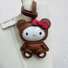 Handmade Leather Hello Kitty Sheep Pendant - Homebound Essentials