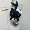 Handmade Leather Hello Kitty Sheep Pendant - Homebound Essentials