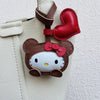 Handmade Leather Hello Kitty Sheep Pendant - Homebound Essentials