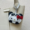 Handmade Leather Hello Kitty Sheep Pendant - Homebound Essentials