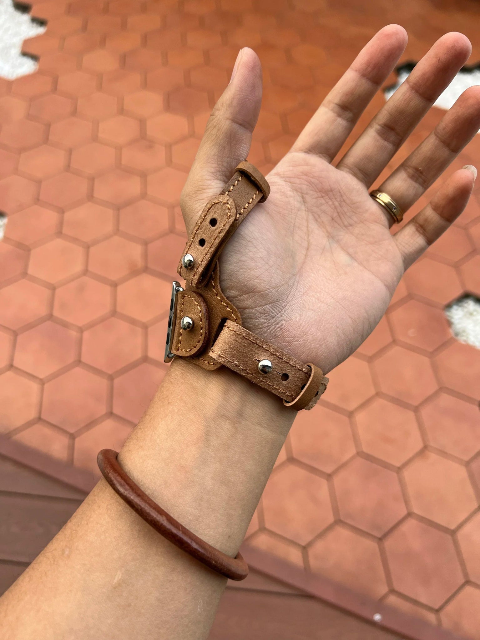 Hands - Free Riding Watch – Universal Leather Outdoor Sports Wristband - Homebound Essentials