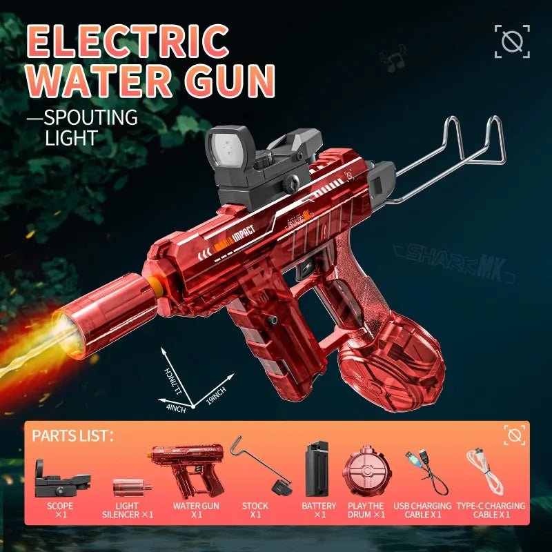 High - Pressure Electric Water Gun: Automatic Summer Fun Toy - Homebound Essentials