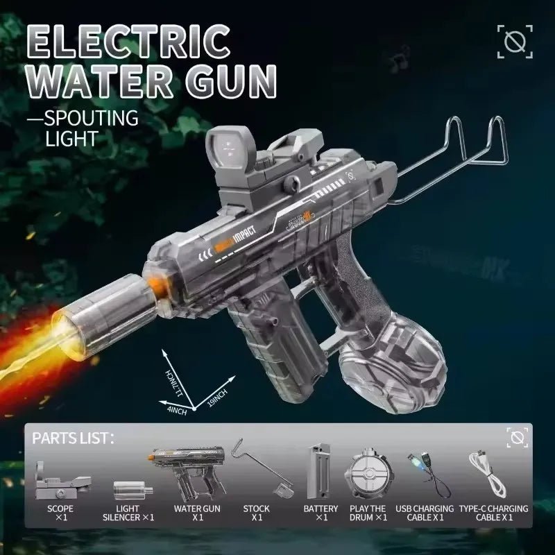 High - Pressure Electric Water Gun: Automatic Summer Fun Toy - Homebound Essentials