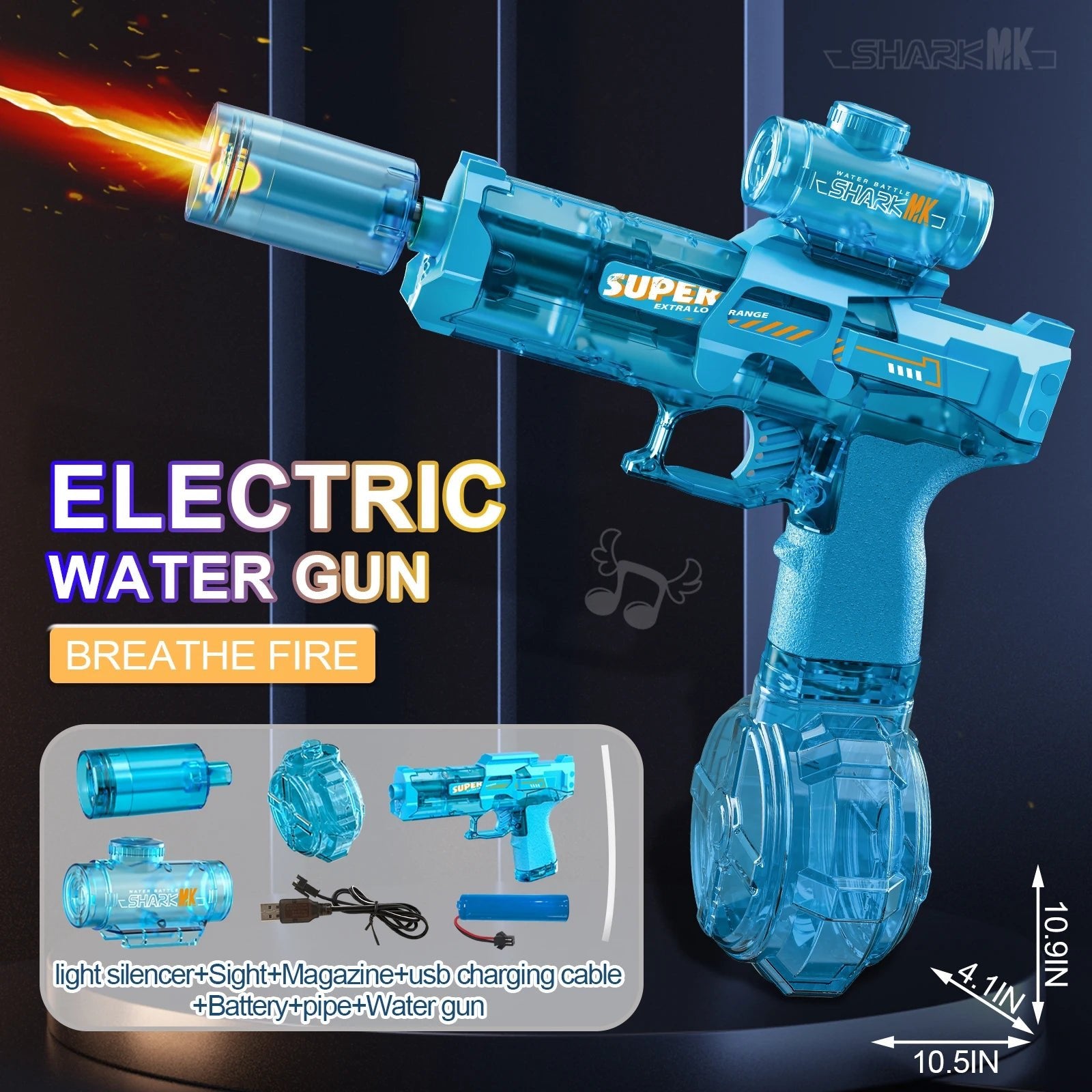High - Pressure Electric Water Gun: Automatic Summer Fun Toy - Homebound Essentials