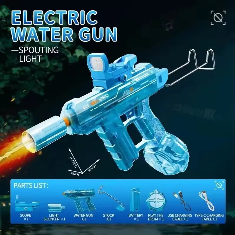 High - Pressure Electric Water Gun: Automatic Summer Fun Toy - Homebound Essentials
