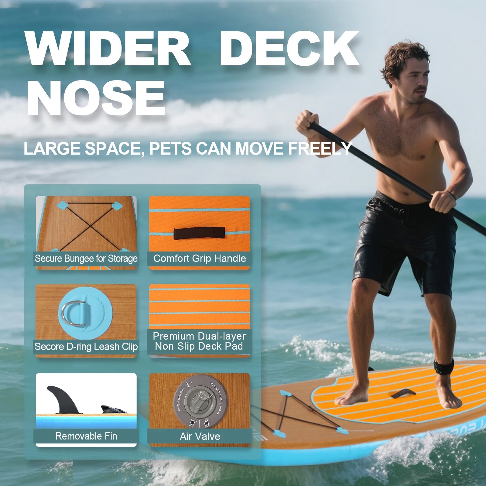Inflatable Paddle Board: Premium SUP Set - Homebound Essentials