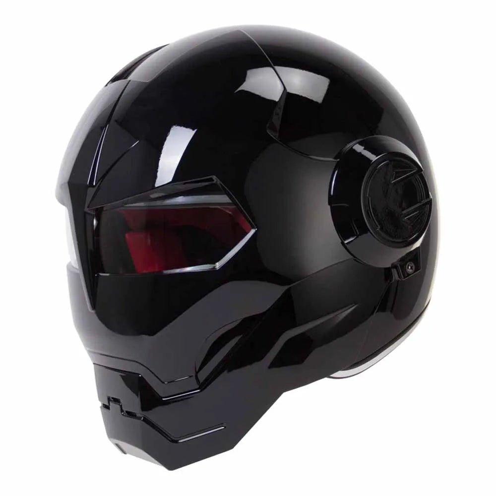 IronHero: Retro Marvel Iron Man Inspired Motorcycle Helmet - Homebound Essentials