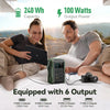 JoyRoom 75000mAh 240Wh Portable Power Station with 100W USB C Output - Homebound Essentials
