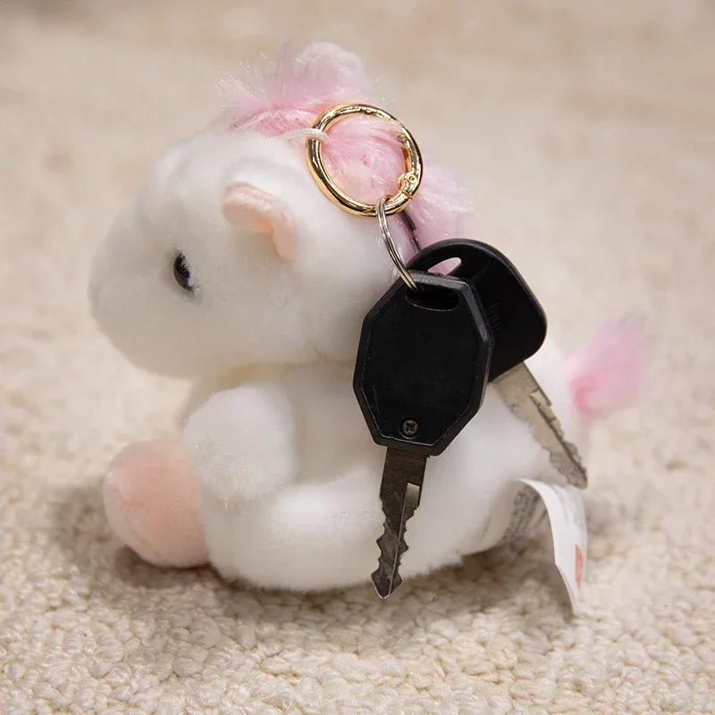 Kawaii Little Animal Plush Cute Cuddly Keychain Pendants - Homebound Essentials