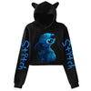 Kawaii Stitch Disney Crop Top Hoodie for Women & Kids | Harajuku Streetwear Sweatshirt for Boys & Girls | Cute Cropped Hoodie - Homebound Essentials