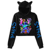 Kawaii Stitch Disney Crop Top Hoodie for Women & Kids | Harajuku Streetwear Sweatshirt for Boys & Girls | Cute Cropped Hoodie - Homebound Essentials