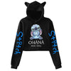 Kawaii Stitch Disney Crop Top Hoodie for Women & Kids | Harajuku Streetwear Sweatshirt for Boys & Girls | Cute Cropped Hoodie - Homebound Essentials