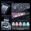 KeyMaster Pro 3 - Mode Mechanical Keyboard: Hot - Swappable Wireless Mechanical Keyboard | 3 Modes, 2.0 Screen, 3 Knobs, Side - Engraved PBT Keycaps - Homebound Essentials