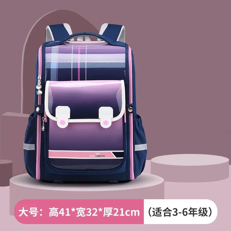 Kids Orthopedic School Backpack: Waterproof Primary Schoolbag - Homebound Essentials