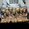 Large Hokage Mountain Figure: Giant Ninjas Stone Statue Anime Hokage Rock Figurine - Homebound Essentials