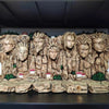 Large Hokage Mountain Figure: Giant Ninjas Stone Statue Anime Hokage Rock Figurine - Homebound Essentials