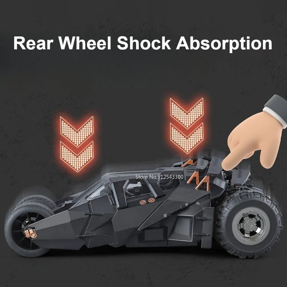 Large Scale 1:18 Batmobile Model: The Dark Knight Trilogy - Homebound Essentials
