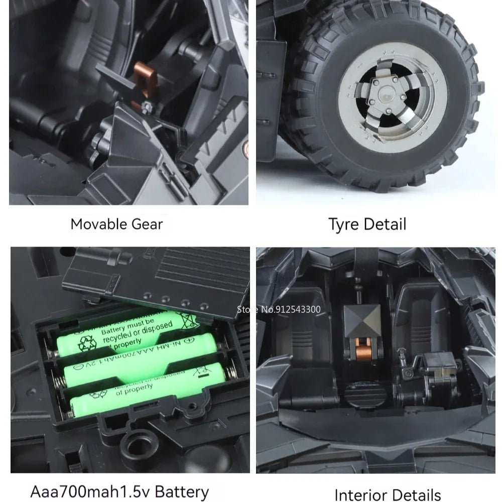 Large Scale 1:18 Batmobile Model: The Dark Knight Trilogy - Homebound Essentials