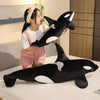 Lifelike Orcinus Orca Black Whale Plush Toy - Homebound Essentials
