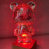 LittleBear - 3D Glass Fireworks Atmospheric Night Lamp - Homebound Essentials