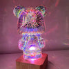 LittleBear - 3D Glass Fireworks Atmospheric Night Lamp - Homebound Essentials