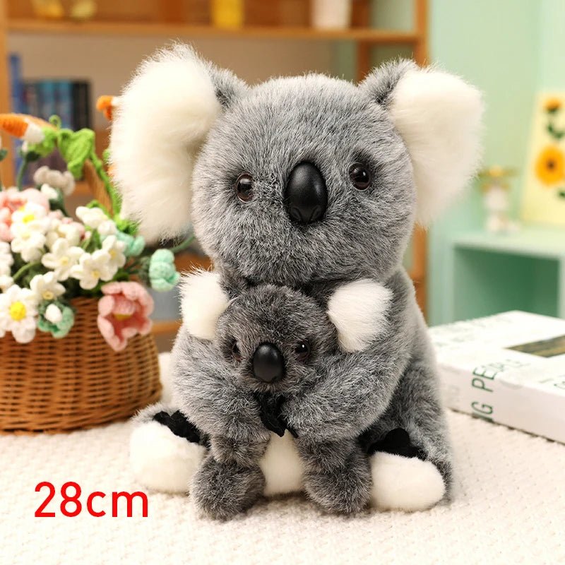 Lovely Australia Koala Plush Toy: Furry, Soft, and Huggable! - Homebound Essentials
