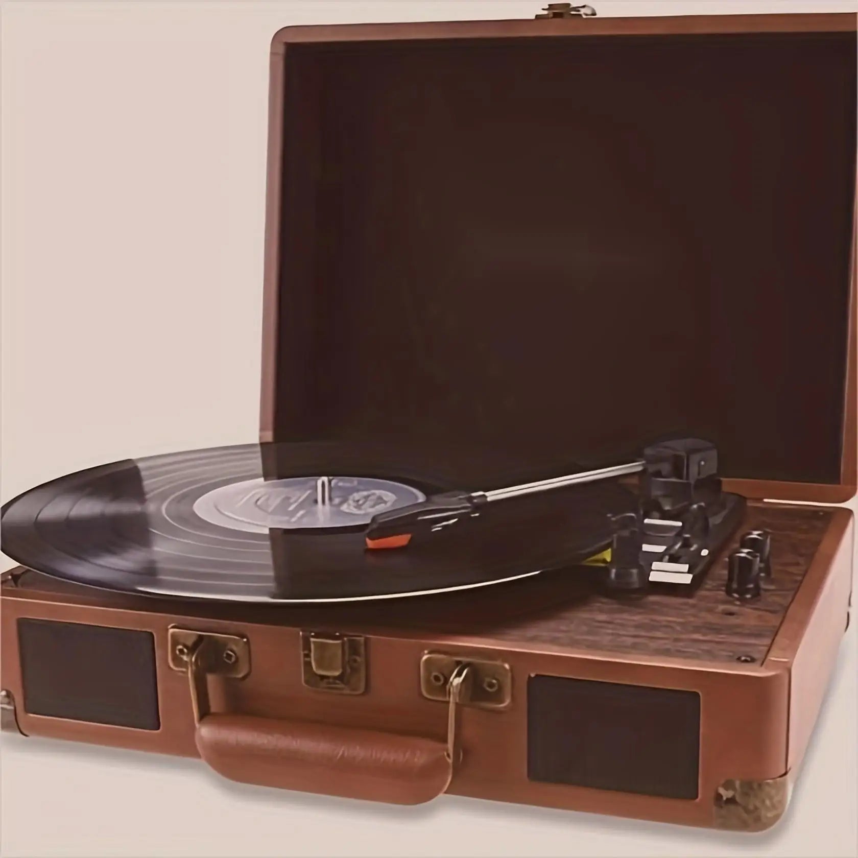Maio Vintage Gramophone: Belt - Driven Turntable with Built - in Speakers - Homebound Essentials