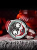 Mark Fairwhale Luxury Fashion Watch for Men - Swiss Movement, Leather Strap, Joker Replica Quartz Wristwatch, Ideal Gift Reloj Hombre - Homebound Essentials