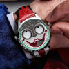 Mark Fairwhale Luxury Fashion Watch for Men - Swiss Movement, Leather Strap, Joker Replica Quartz Wristwatch, Ideal Gift Reloj Hombre - Homebound Essentials