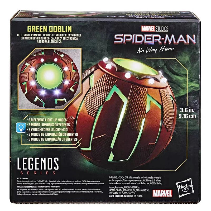 Marvel Legends Series Green Goblin Electronic Pumpkin: Spider - Man: No Way Home Roleplay Gear - Homebound Essentials