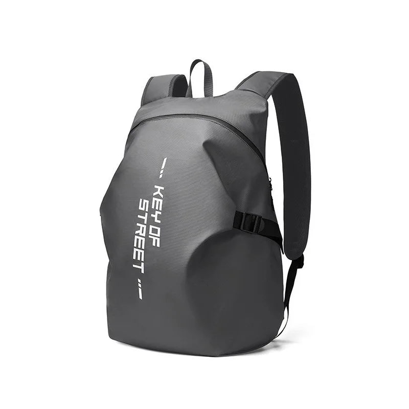 Men's Motorcycle Backpack: Waterproof, Large Capacity, Full Helmet Bag - Homebound Essentials
