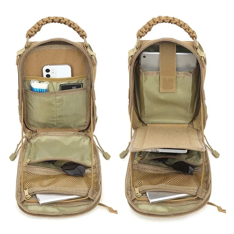 Men's Outdoor Chest Bag Military Tactical Shoulder Bag Sling Backpack 900D Oxford Mountaineering Camping Fishing Hiking Molle Mi - Homebound Essentials