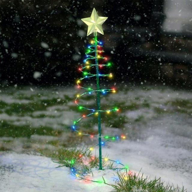 MerryLights - Solar Metal LED String Lights Christmas Tree - Homebound Essentials