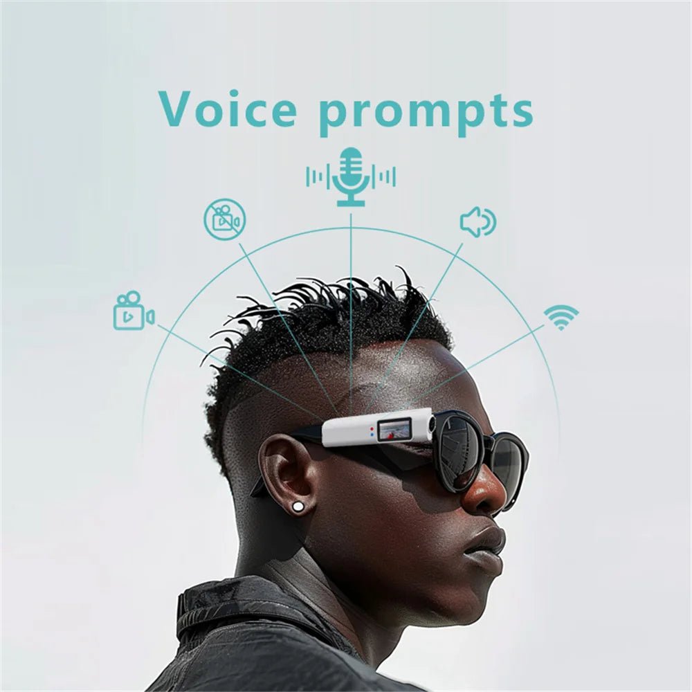 Mini FPV Eyeglasses with 2.7K HD Video Camera - Homebound Essentials