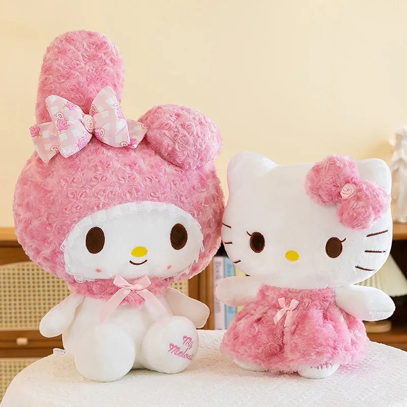 Miniso 35CM Hello Kitty & My Melody Kawaii Plush Toy - Homebound Essentials