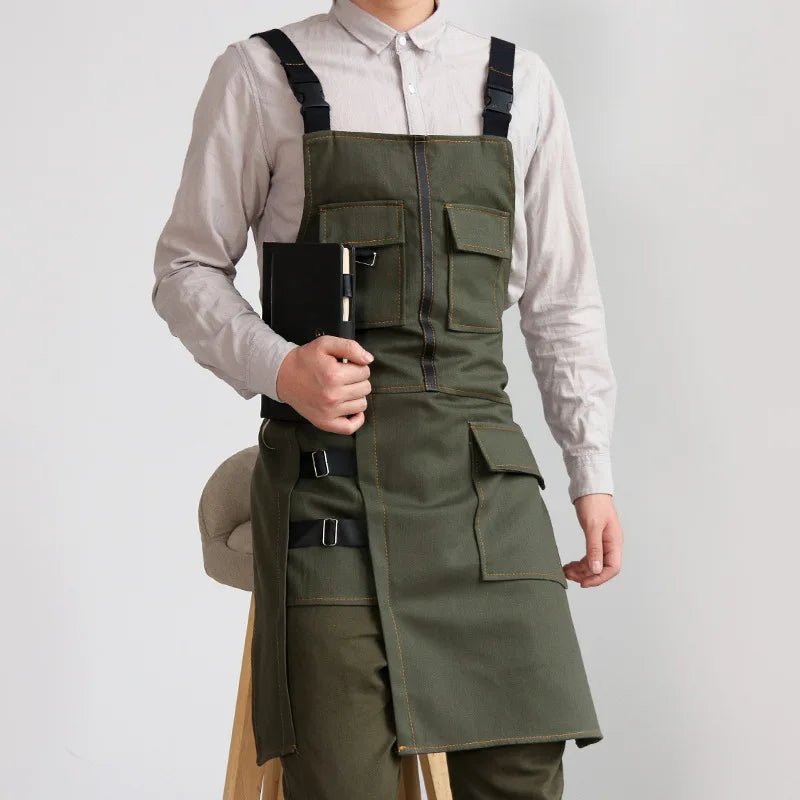Multifunction Canvas Apron: Style, Durability, and Versatility - Homebound Essentials