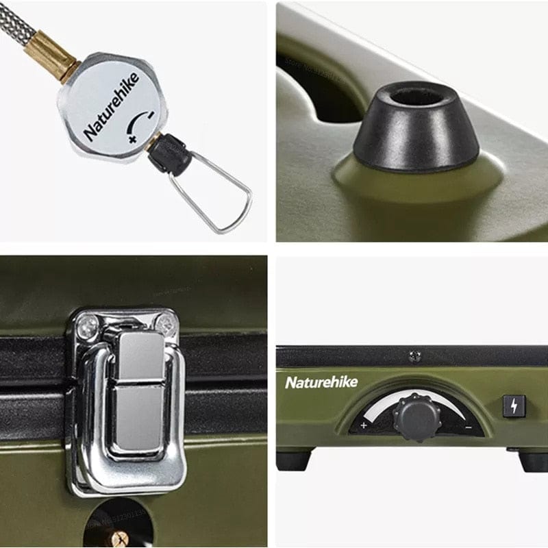 Naturehike - Phantom Portable Folding Double Fire Gas Stove - Homebound Essentials