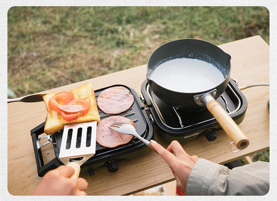 Naturehike - Phantom Portable Folding Double Fire Gas Stove - Homebound Essentials