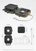 Naturehike - Phantom Portable Folding Double Fire Gas Stove - Homebound Essentials