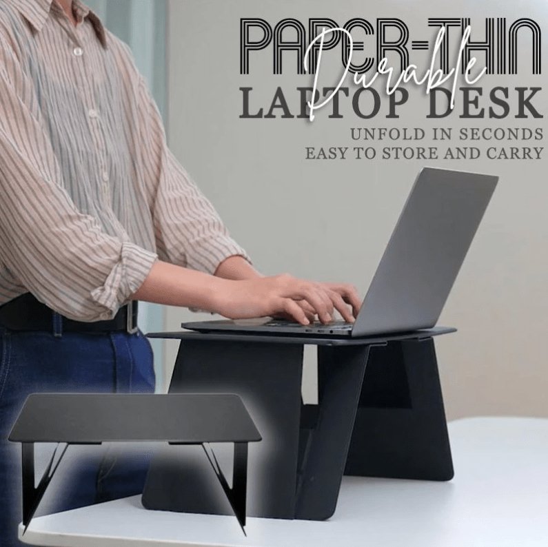 Origami Desk - Paper - Thin Durable Laptop Desk - Homebound Essentials