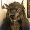 Realistic LED Halloween Latex Wolf Head Hair Mask - Homebound Essentials