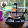 Relaxation Indoor Tabletop Fountain - Desktop Water Fountain for Stress Relief & Decoration - Homebound Essentials