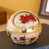 Retro Ashtray Household Cigarette Smoking Holder - Zinc Alloy Large Ash Holder with Lid for Home Decor - Homebound Essentials