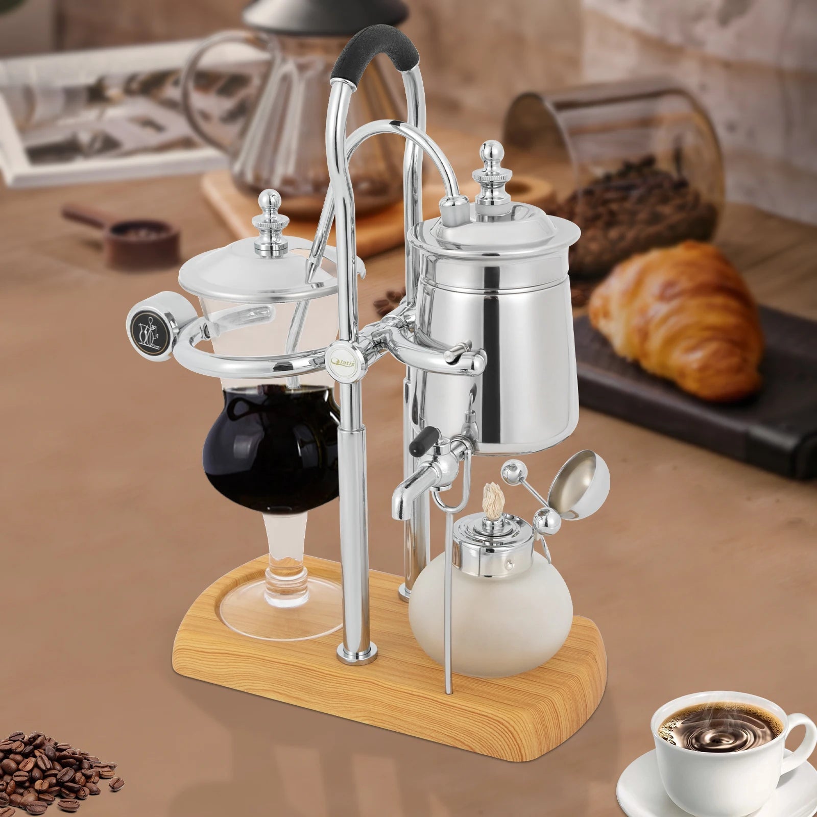 Retro Siphon Coffee Maker with Temperature Control - Homebound Essentials